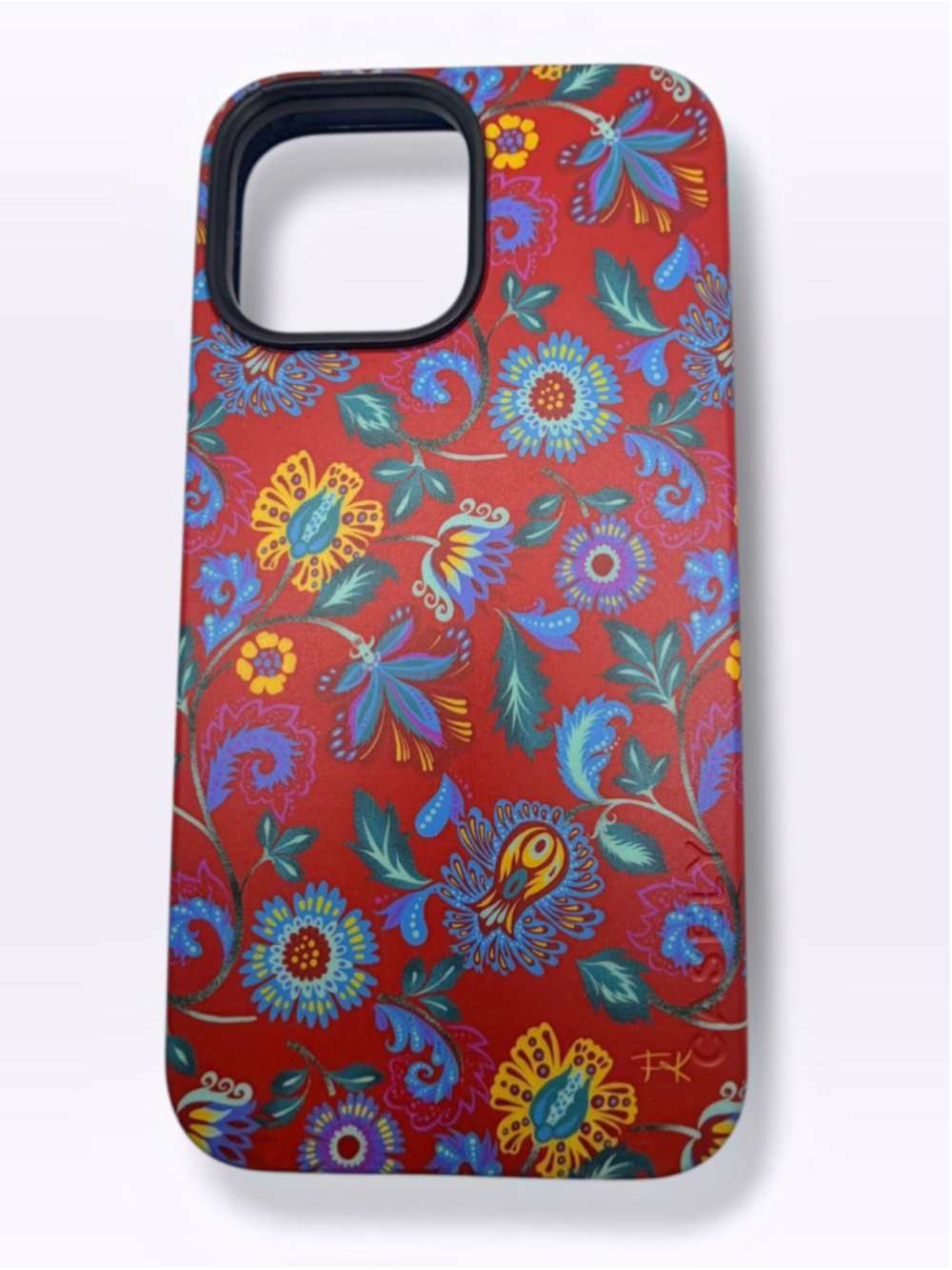 Casely Frida Kahlo Floral Bold MagSafe Case iPhone 13 Pro Max Red